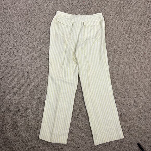 Easy Spirit Vintage Linen Top and Pant Striped Set US Women's M (Top),10 (Pants) - Picture 7 of 9